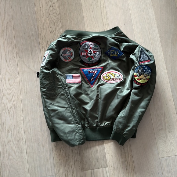 Bomber jacket with patches - Picture 3 of 3